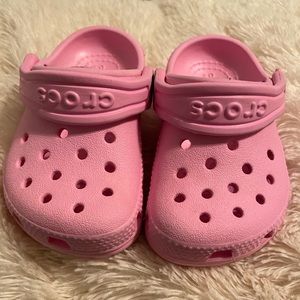 Pink Crocs